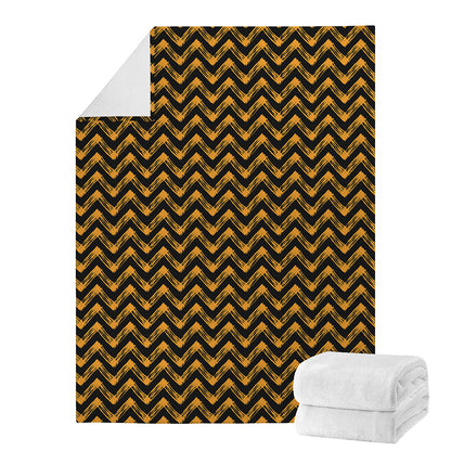 Halloween Chevron Pattern Print Blanket