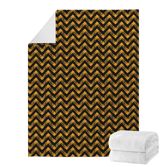 Halloween Chevron Pattern Print Blanket