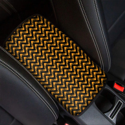 Halloween Chevron Pattern Print Car Center Console Cover