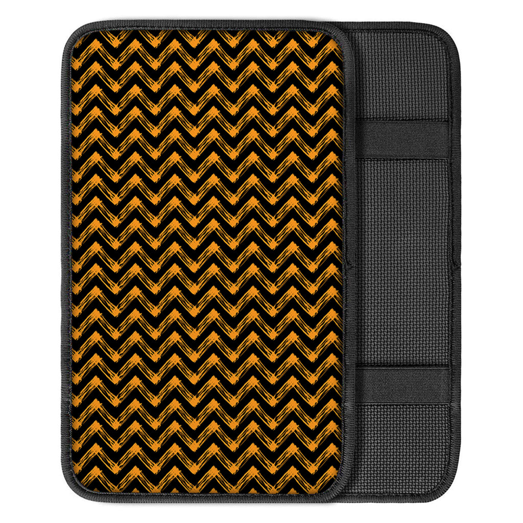 Halloween Chevron Pattern Print Car Center Console Cover