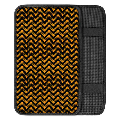 Halloween Chevron Pattern Print Car Center Console Cover