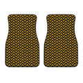 Halloween Chevron Pattern Print Front Car Floor Mats