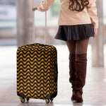 Halloween Chevron Pattern Print Luggage Cover