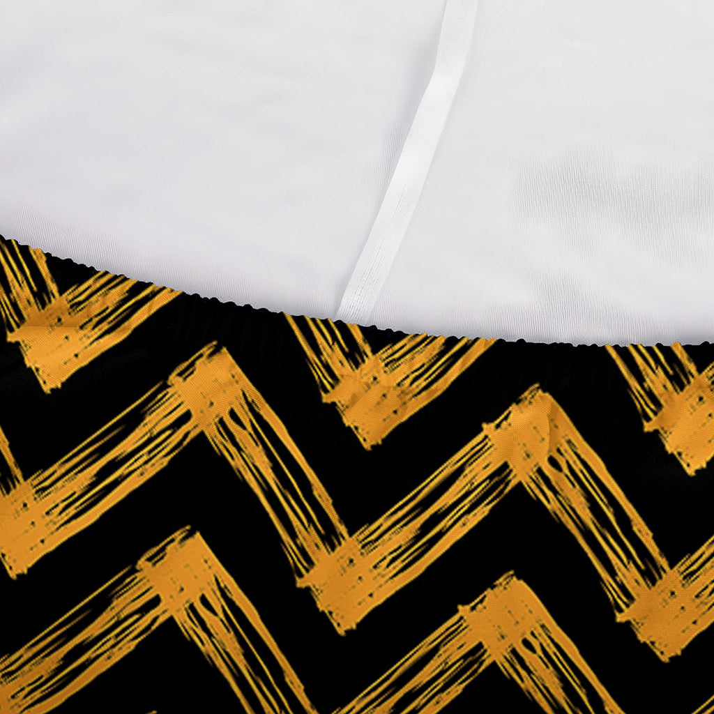 Halloween Chevron Pattern Print Sofa Cover