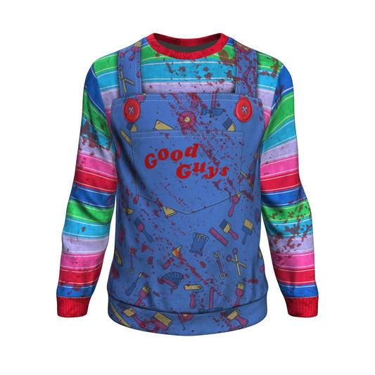 Halloween Chucky Good Guy Inspired Unisex Crewneck Sweatshirt GearFrost