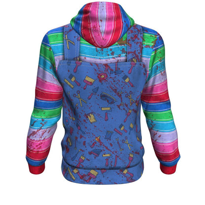 Halloween Chucky Good Guy Inspired Unisex Pullover Hoodie GearFrost