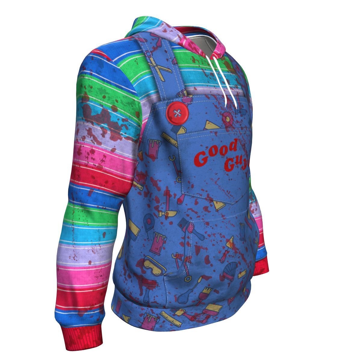 Halloween Chucky Good Guy Inspired Unisex Pullover Hoodie GearFrost