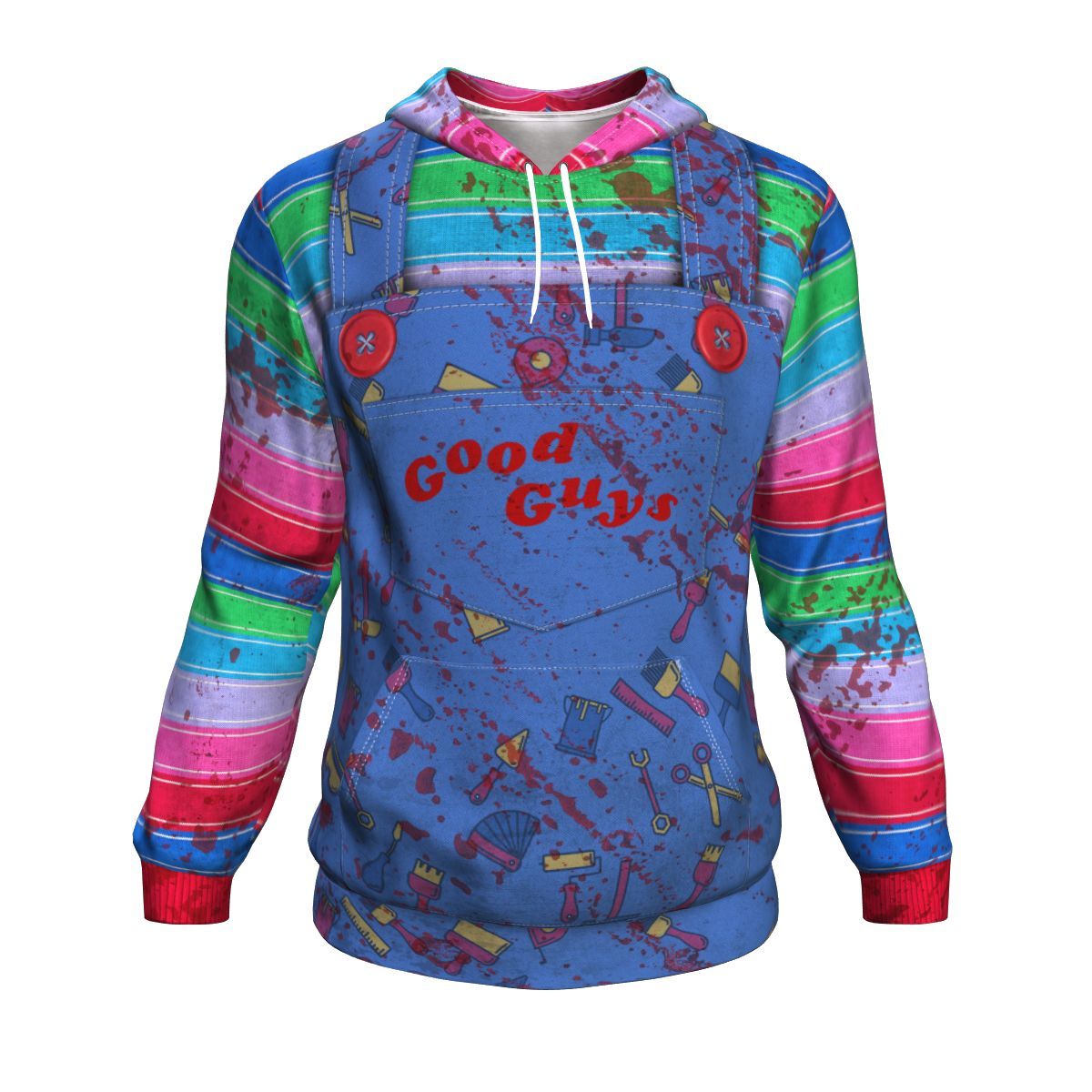 Halloween Chucky Good Guy Inspired Unisex Pullover Hoodie GearFrost