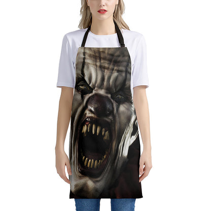 Halloween Clown Print Apron