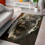 Halloween Clown Print Area Rug