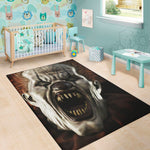 Halloween Clown Print Area Rug
