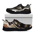 Halloween Clown Print Black Running Shoes