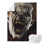 Halloween Clown Print Blanket