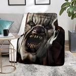 Halloween Clown Print Blanket