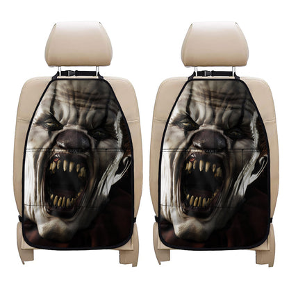 Halloween Clown Print Car Seat Organizers