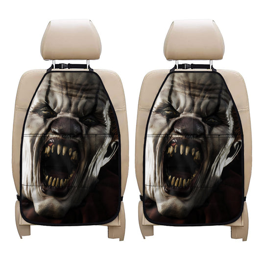 Halloween Clown Print Car Seat Organizers