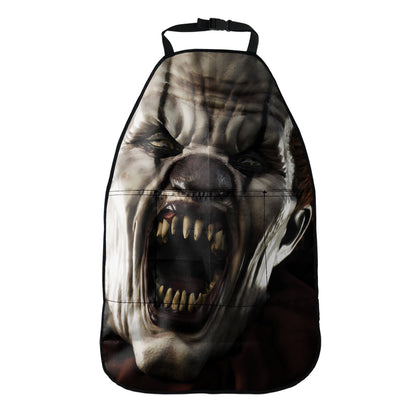 Halloween Clown Print Car Seat Organizers