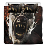 Halloween Clown Print Duvet Cover Bedding Set