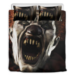 Halloween Clown Print Duvet Cover Bedding Set