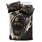 Halloween Clown Print Duvet Cover Bedding Set