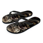 Halloween Clown Print Flip Flops