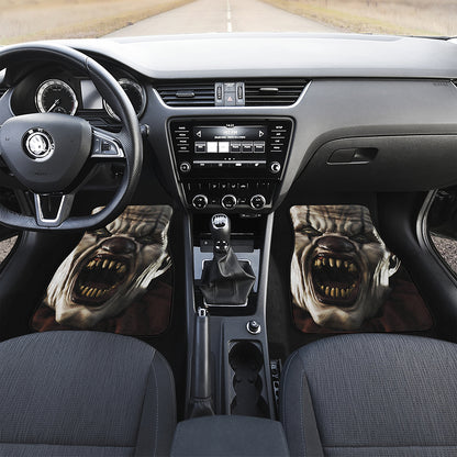 Halloween Clown Print Front and Back Car Floor Mats