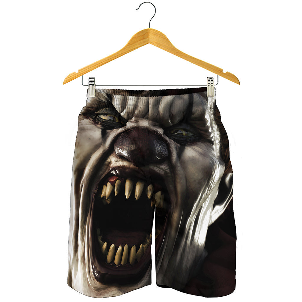 Halloween Clown Print Men's Shorts