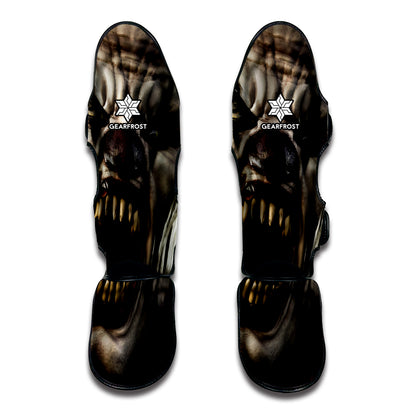 Halloween Clown Print Muay Thai Shin Guard