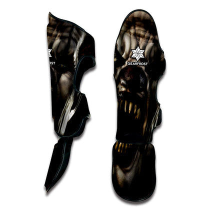 Halloween Clown Print Muay Thai Shin Guard