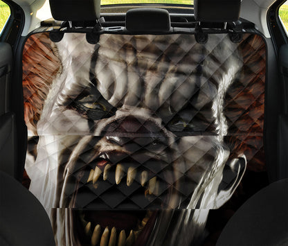 Halloween Clown Print Pet Car Back Seat Cover