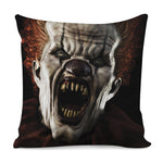 Halloween Clown Print Pillow Cover