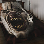 Halloween Clown Print Quilt Bed Set