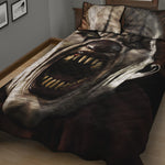Halloween Clown Print Quilt Bed Set