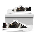 Halloween Clown Print White Low Top Sneakers