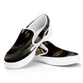 Halloween Clown Print White Slip On Sneakers