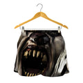 Halloween Clown Print Women's Shorts