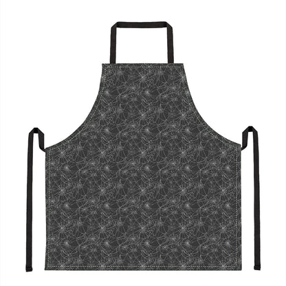 Halloween Cobweb Pattern Print Apron