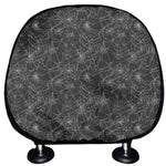 Halloween Cobweb Pattern Print Car Headrest Covers