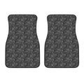 Halloween Cobweb Pattern Print Front Car Floor Mats