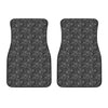 Halloween Cobweb Pattern Print Front Car Floor Mats