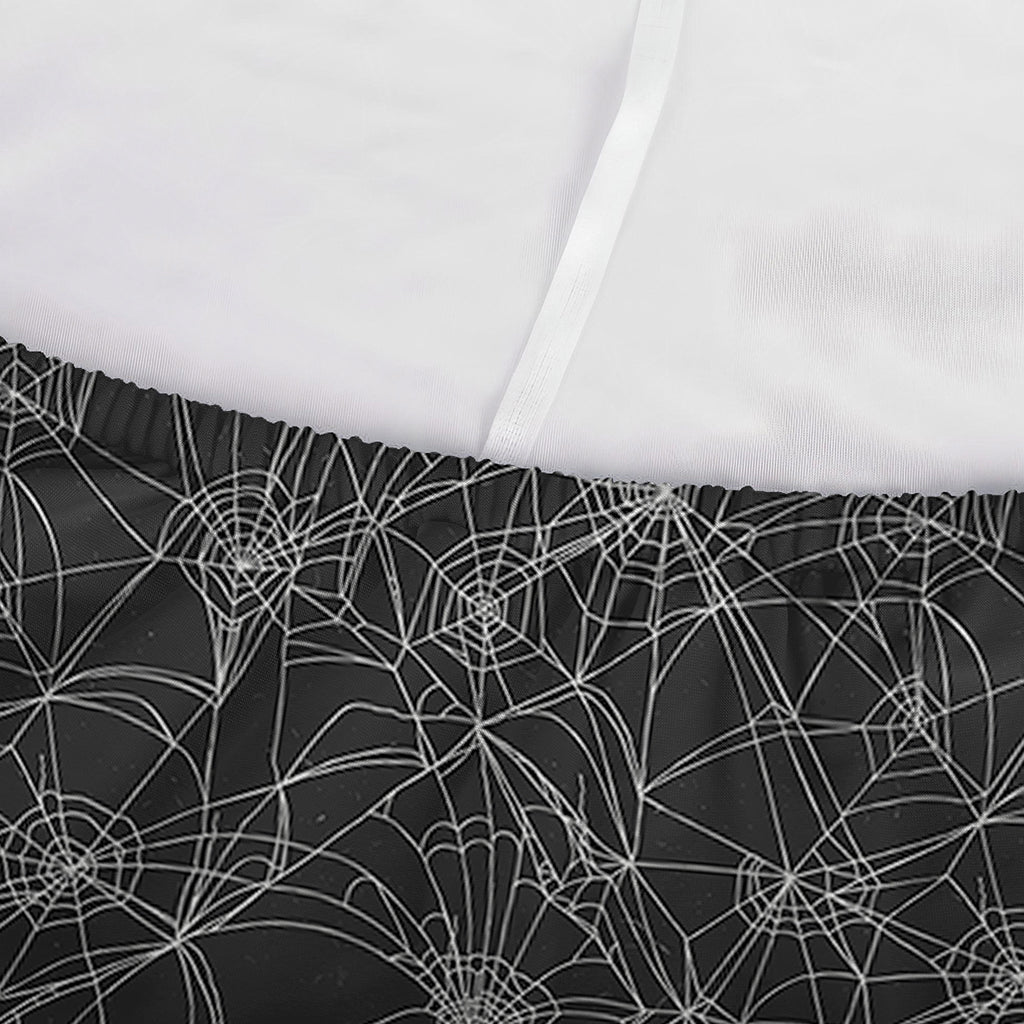 Halloween Cobweb Pattern Print Sofa Cover