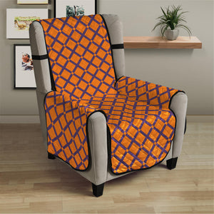 Halloween Cross Pattern Print Armchair Protector