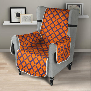 Halloween Cross Pattern Print Armchair Protector