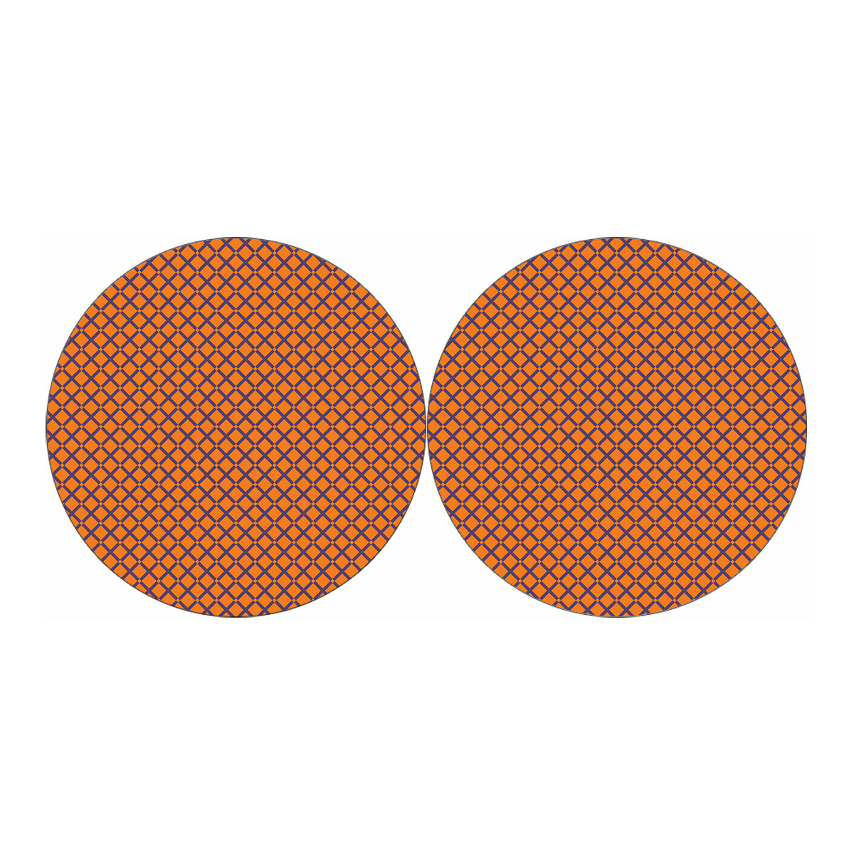 Halloween Cross Pattern Print Car Coasters