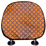 Halloween Cross Pattern Print Car Headrest Covers