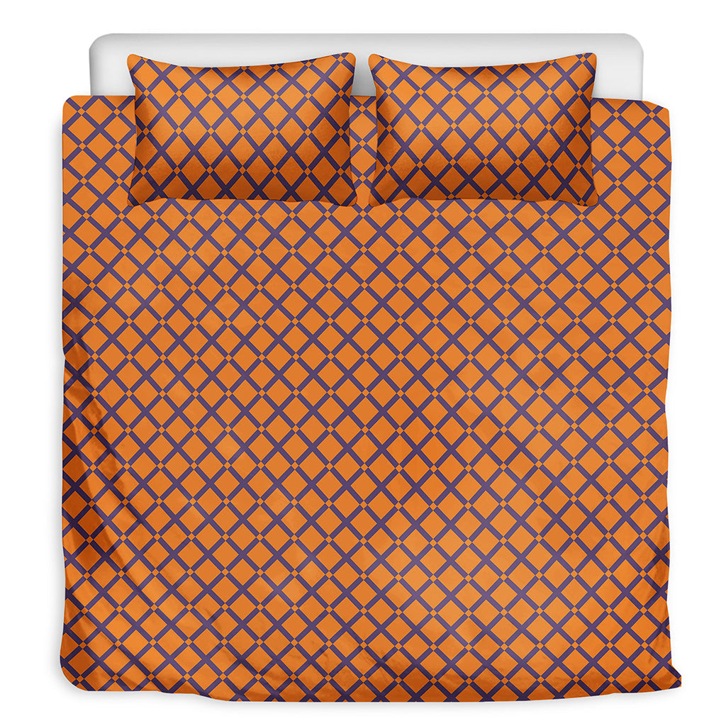 Halloween Cross Pattern Print Duvet Cover Bedding Set