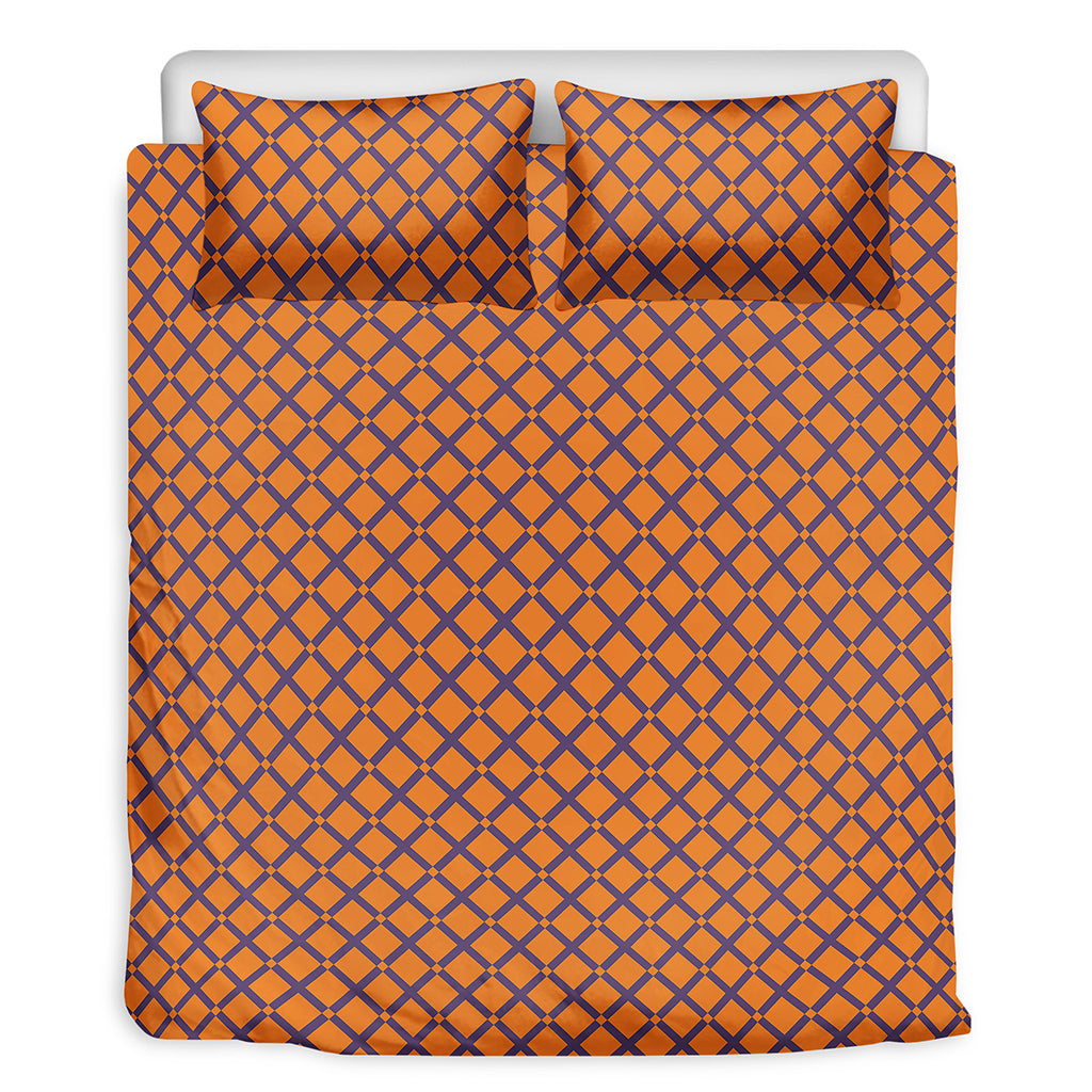 Halloween Cross Pattern Print Duvet Cover Bedding Set