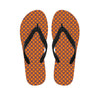 Halloween Cross Pattern Print Flip Flops