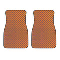 Halloween Cross Pattern Print Front Car Floor Mats
