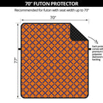 Halloween Cross Pattern Print Futon Protector